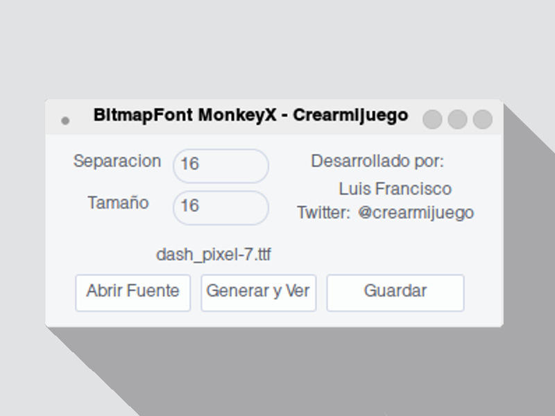 Font Generator MonkeyX